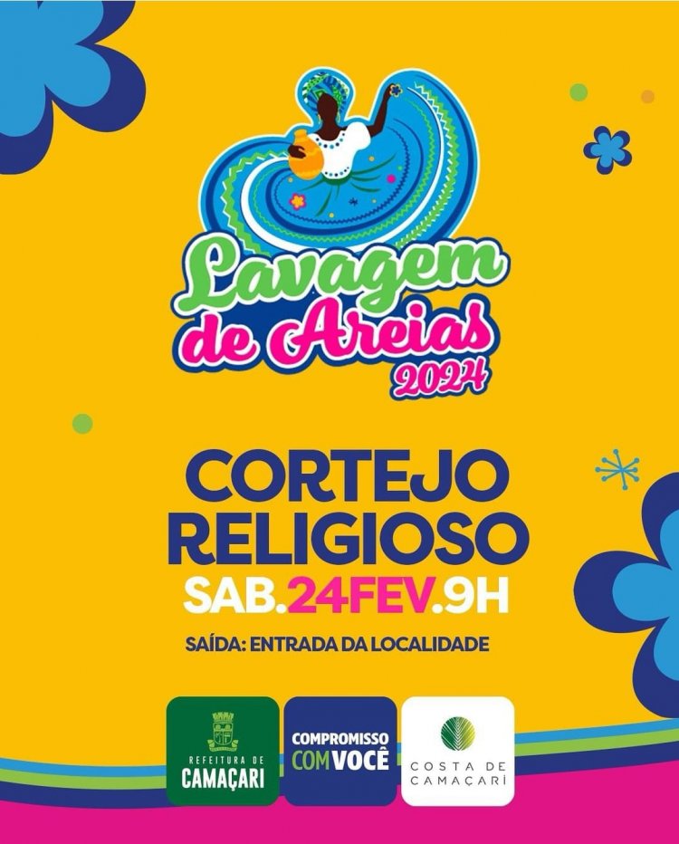 Areias celebra Nossa Senhora do Parto durante tradicional lavagem