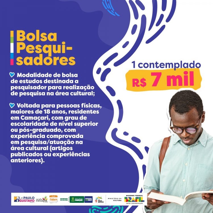 Inscrições para edital Bolsa Cultural encerram quinta (29)