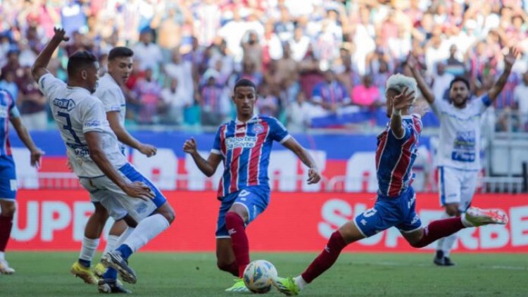 Bahia goleia o Jequié na Arena Fonte Nova e confirma vaga na final do Baianão