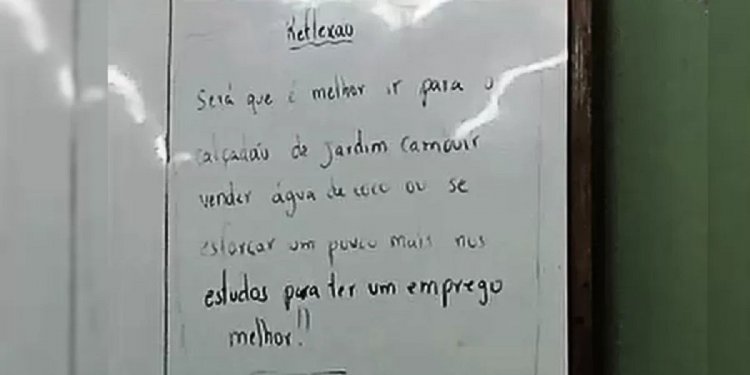 Professor debocha de aluno que vende água de coco no Espírito Santo e é demitido