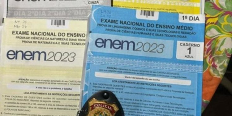 Jovem é preso pela Polícia Federal por realizar Enem para outros candidatos