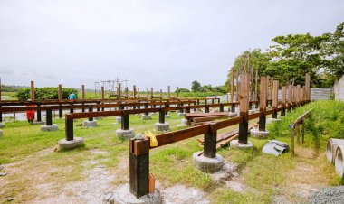 Obras da ponte que liga Areias a Piabas seguem em andamento