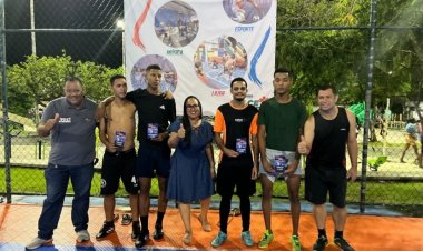 Caio e Adriel foram os campeões do 2º Torneio de Futsal X1 de Vila de Abrantes