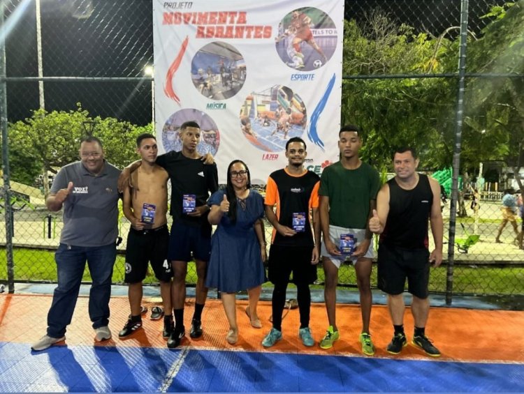 Caio e Adriel foram os campeões do 2º Torneio de Futsal X1 de Vila de Abrantes