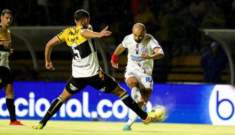 Bahia corre atrás e arranca empate por 2x2 contra o Criciúma