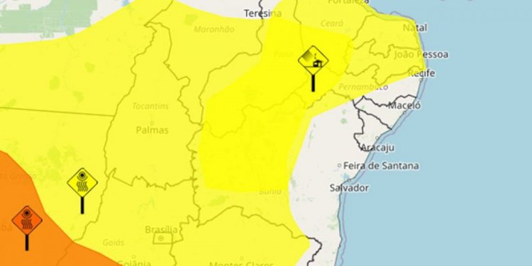 Bahia tem 101 cidades com alerta de vendaval