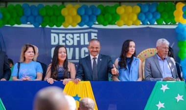 Presença de autoridades reforça importância do desfile cívico de Monte Gordo