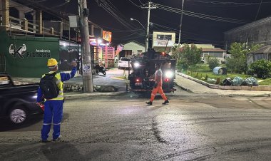Obras de recapeamento avançam e beneficiam ruas da costa do município