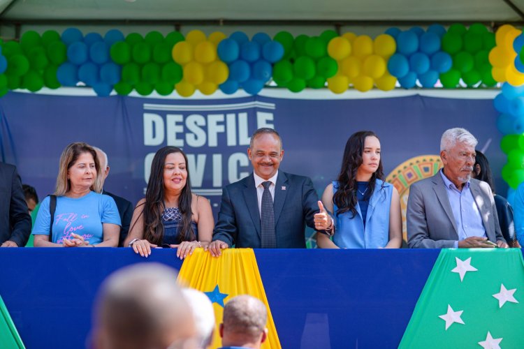 Presença de autoridades reforça importância do desfile cívico de Monte Gordo