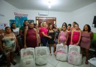 Gestantes assistidas pelo NAS de Arembepe recebem kit enxoval durante encontro nesta quinta (24)