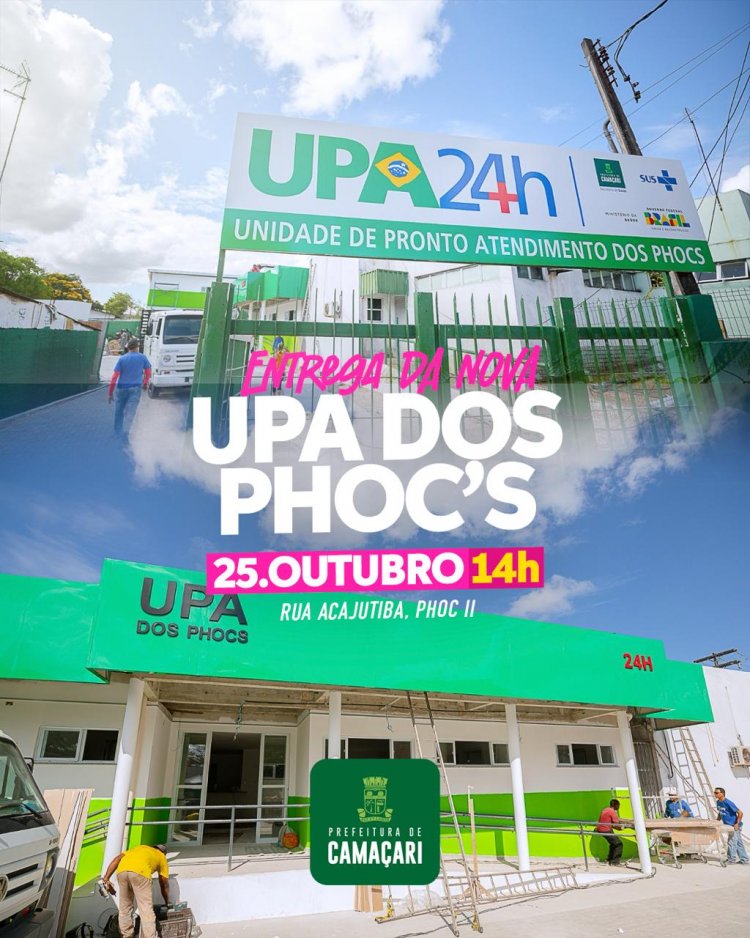 Nova UPA nos Phocs será inaugurada nesta sexta (25)