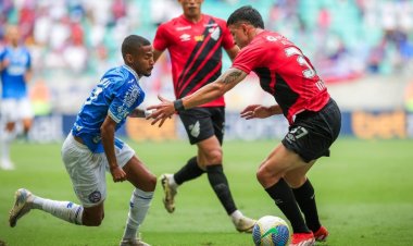 Bahia pressiona Athletico, mas sai da Fonte Nova com empate