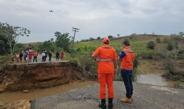 Três pessoas morrem após desabamento de trecho de rodovia em Sergipe