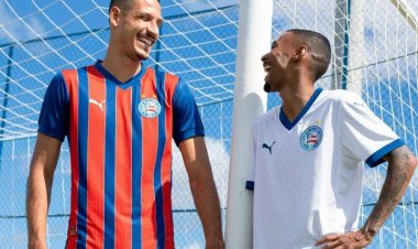 Bahia lança novas camisas para temporada 2025/2026