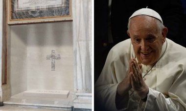 Papa Francisco é sepultado em túmulo simples com pedra de origem familiar